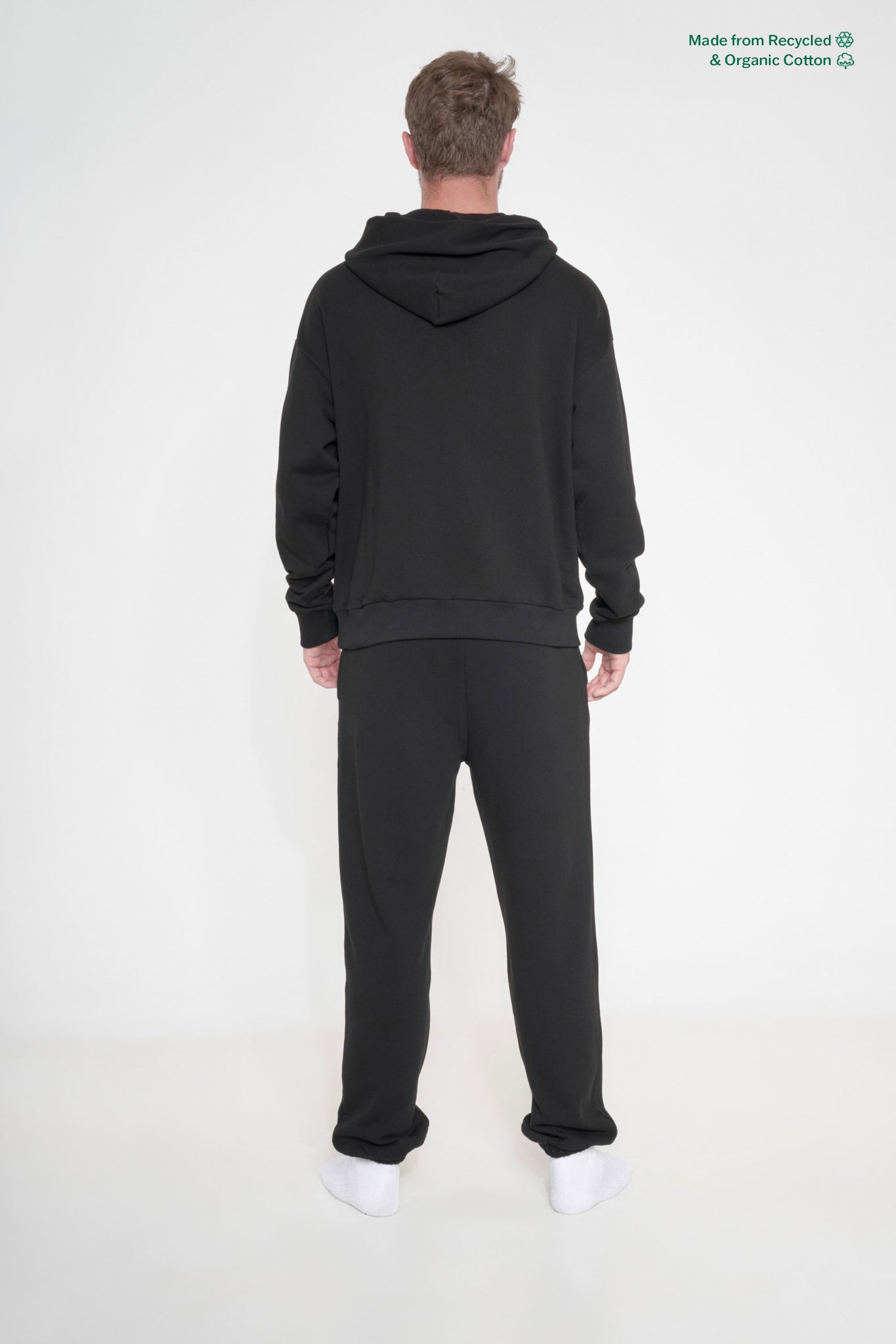Foofy Long Sleeve Hoodie-Black
